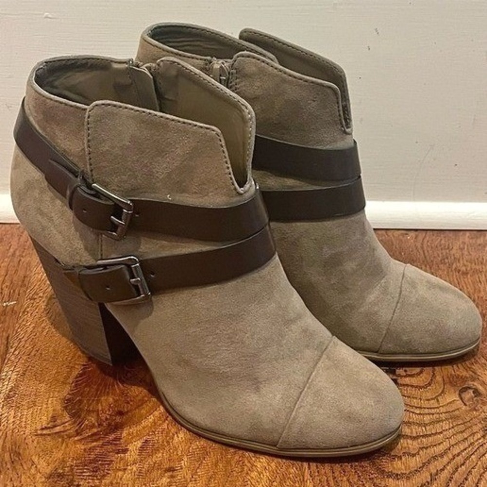 Carlos by Carlos Santana Ankle Boots Women 7.5 Brown Hadley Harness Western Boho - Picture 2 of 10